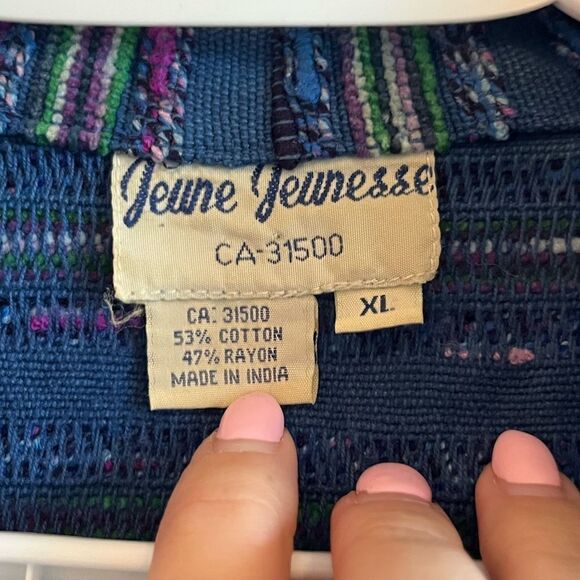 Vintage textured blanket jacket - Picture 8 of 8